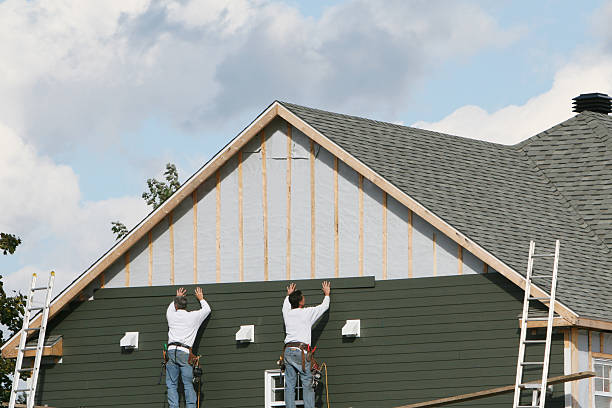 Professional Siding Installation technician working in Amity, PA